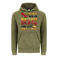 Vintage Olive stepping into my november birthday Vintage Hoodie - MaliasSmallBusiness