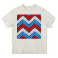 Cream Glitter 4th of July Seamless Pattern Heavy Core Tee - BundleAndBundleShop
