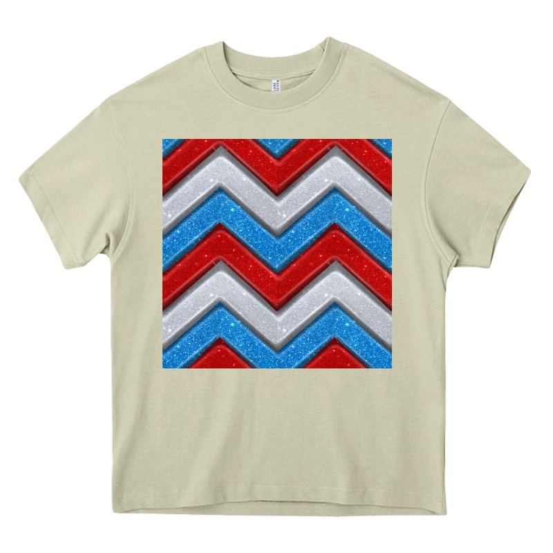 Glitter 4th Of July Seamless Pattern Heavy Core Tee by BundleAndBundleShop | Teevron