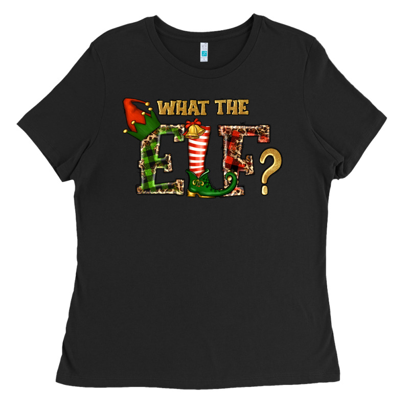 What The Elf Christmas Ladies Tee by RanaPortraitStore | Teevron
