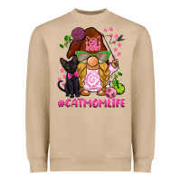 Mushroom cat mom  life gnome Heavyweight Sweatshirt - BarkalooDesign