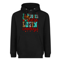 Black never stop lovin cowboys olivia Heavyweight Hoodie - OliviaCreatesArt