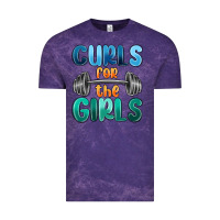 Cloud Purple curls for the girls Vintage Tee - MaliasSmallBusiness