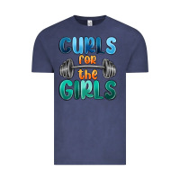 Vintage Denim curls for the girls Vintage Tee - MaliasSmallBusiness