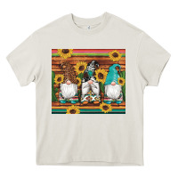 Cream western gnomes cactus sunflowers serape wooden leopard gemstone Heavy Core Tee - Artiststas