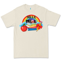 Bone back to school hello pre k Premium Tee - AdoDesignShop