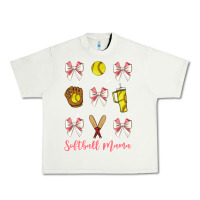 Pistachio softball coquette bow Urban Heavy Tee - JahusDesignShop