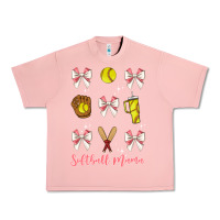 Salmon softball coquette bow Urban Heavy Tee - JahusDesignShop