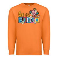 Carrot Easter Day He is risen Premium Sweatshirt - OliviaCreatesArt