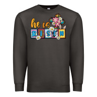 Smoke Easter Day He is risen Premium Sweatshirt - OliviaCreatesArt