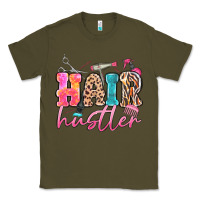Army Green hair hustler Classic Tee - MaliasSmallBusiness