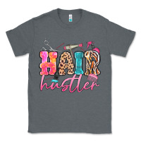 Charcoal Heather hair hustler Classic Tee - MaliasSmallBusiness