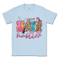 Dusty Blue hair hustler Classic Tee - MaliasSmallBusiness