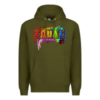 Army Green Equal rights Premium Hoodie - CowGirlArtShop