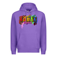 Purple Equal rights Premium Hoodie - CowGirlArtShop