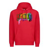 Red Equal rights Premium Hoodie - CowGirlArtShop