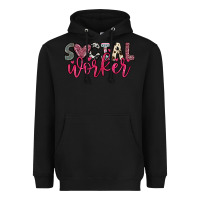 Black social worker Heavyweight Hoodie - OliviaCreatesArt