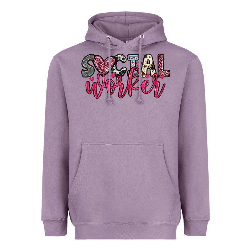 Social Worker Heavyweight Hoodie by OliviaCreatesArt | Teevron