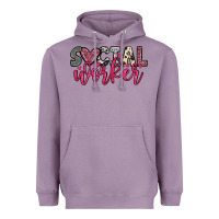 Lavender social worker Heavyweight Hoodie - OliviaCreatesArt