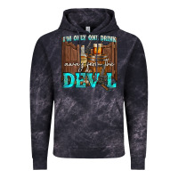 Cloud Black im only one drink Vintage Hoodie - NancyCooperArtShop