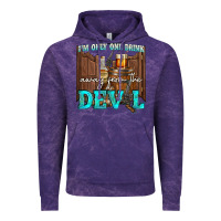 Cloud Purple im only one drink Vintage Hoodie - NancyCooperArtShop