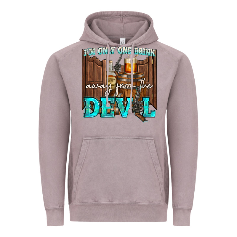 Im Only One Drink Vintage Hoodie by NancyCooperArtShop | Teevron
