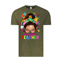Vintage Olive preschool teacher Vintage Tee - NancyCooperArtShop