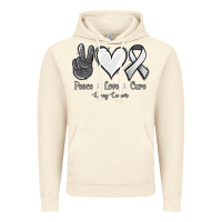Vintage Artic Peace Love Cure Lung Cancer Vintage Hoodie - Jasminsmagicworld