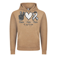 Vintage Coffee Peace Love Cure Lung Cancer Vintage Hoodie - Jasminsmagicworld