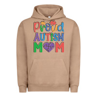 Pigment Burro Proud Autism Mom Urban Hoodie - CowhideDigitalArt
