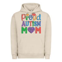 Pigment French Oak Proud Autism Mom Urban Hoodie - CowhideDigitalArt