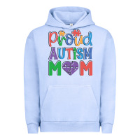 Pigment Grape Ice Proud Autism Mom Urban Hoodie - CowhideDigitalArt