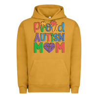 Pigment Peanut Butter Proud Autism Mom Urban Hoodie - CowhideDigitalArt