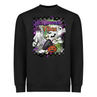 Black halloween vibes Heavyweight Sweatshirt - BarkalooDesign