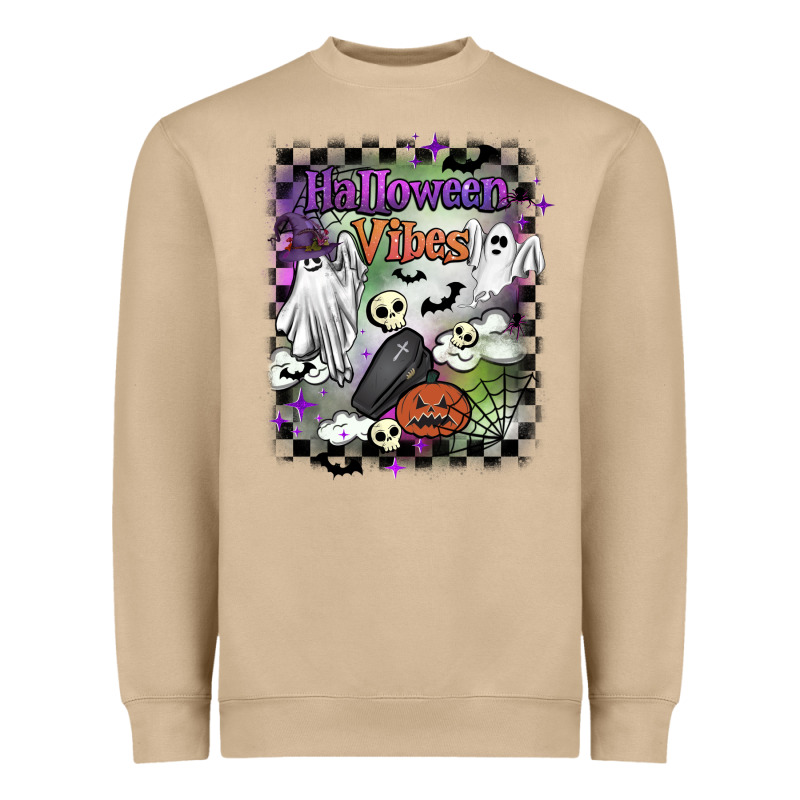 Halloween Vibes Heavyweight Sweatshirt by BarkalooDesign | Teevron