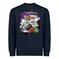 Navy halloween vibes Heavyweight Sweatshirt - BarkalooDesign