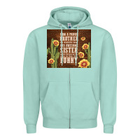 Seafoam i am a proud brother Zipper Hoodie - TumblerDesignByShophia