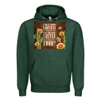 Sports Green i am a proud brother Zipper Hoodie - TumblerDesignByShophia