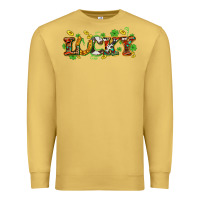 Antique Gold St. Patrick's Western lucky and shamrocks Premium Sweatshirt - OliviaCreatesArt