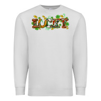 Dove Grey St. Patrick's Western lucky and shamrocks Premium Sweatshirt - OliviaCreatesArt