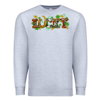 Heather Grey St. Patrick's Western lucky and shamrocks Premium Sweatshirt - OliviaCreatesArt