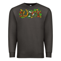 Smoke St. Patrick's Western lucky and shamrocks Premium Sweatshirt - OliviaCreatesArt