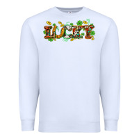 White St. Patrick's Western lucky and shamrocks Premium Sweatshirt - OliviaCreatesArt