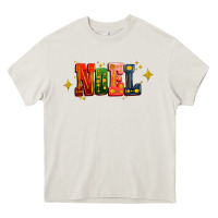 Cream noel Heavy Core Tee - AdoDesignShop
