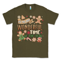 Army Green wonderful time Classic Tee - MaliasSmallBusiness
