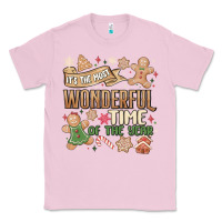 Bubblegum Pink wonderful time Classic Tee - MaliasSmallBusiness