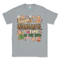 Heather Grey wonderful time Classic Tee - MaliasSmallBusiness