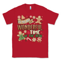 Red wonderful time Classic Tee - MaliasSmallBusiness