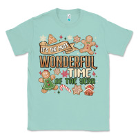 Seafoam wonderful time Classic Tee - MaliasSmallBusiness
