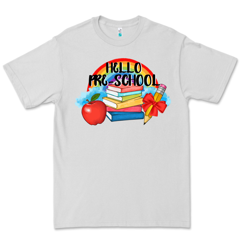 Hello Pre School Premium Tee by AdoDesignShop | Teevron